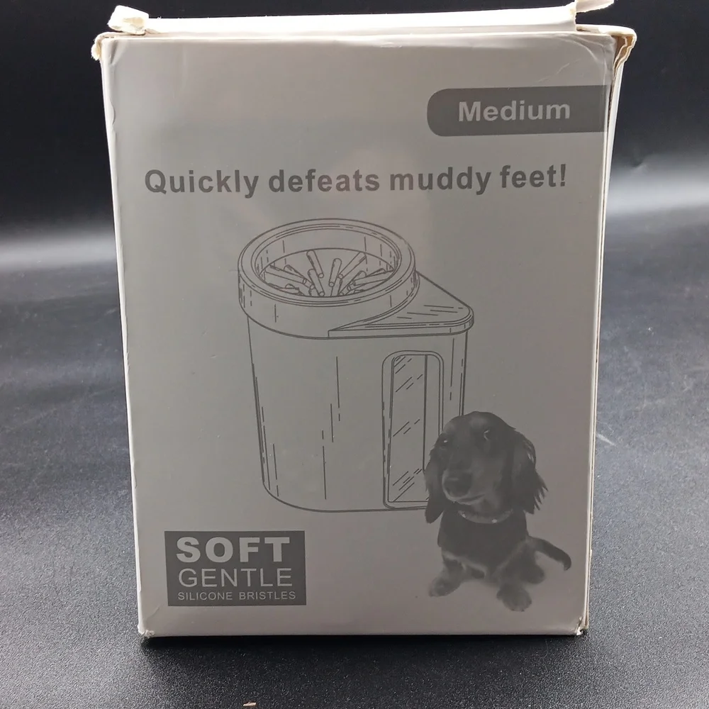 PETMIMIXD Dog Paw Cleaner Green Medium NIB